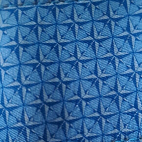 Vineyard Vines Canvas Shopping Travel Tote Blue Natixis Medium - Picture 3 of 6